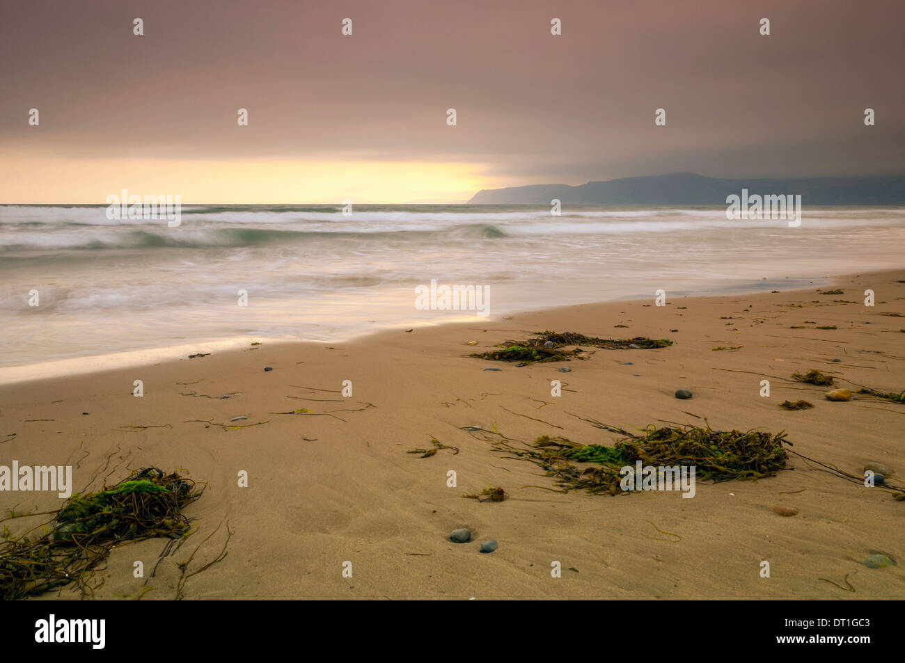, Porth Neigwl la bouche de l'enfer, la péninsule de Llyn, Gwynedd, Pays de Galles, Royaume-Uni, Europe Banque D'Images
