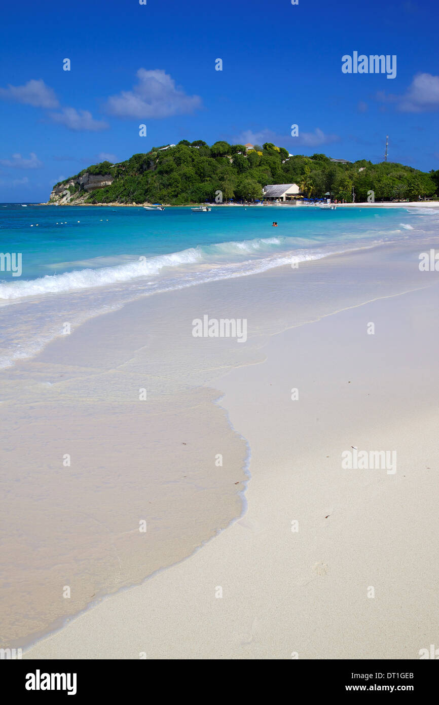 Long Bay, plage, Antigua, Iles sous le vent, Antilles, Caraïbes, Amérique Centrale Banque D'Images