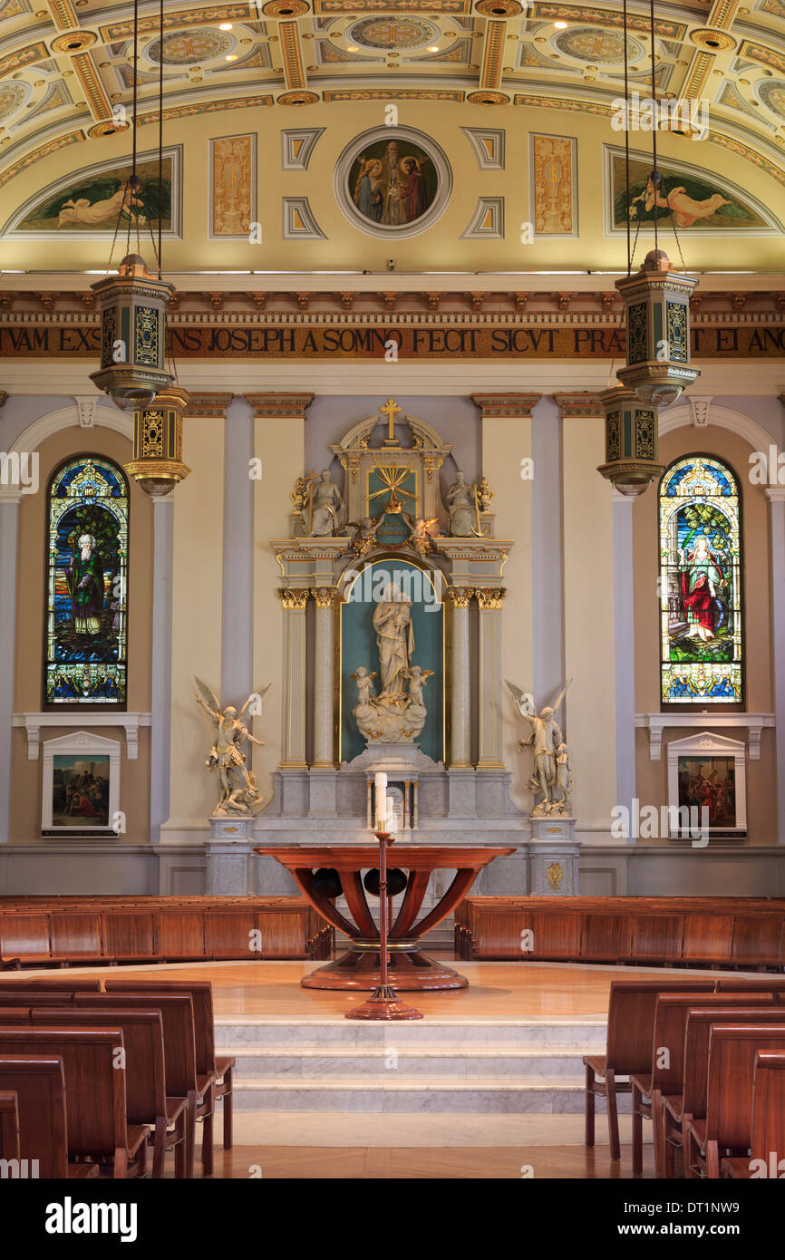Basilique Cathédrale de Saint Joseph, San Jose, Californie, États-Unis d'Amérique, Amérique du Nord Banque D'Images
