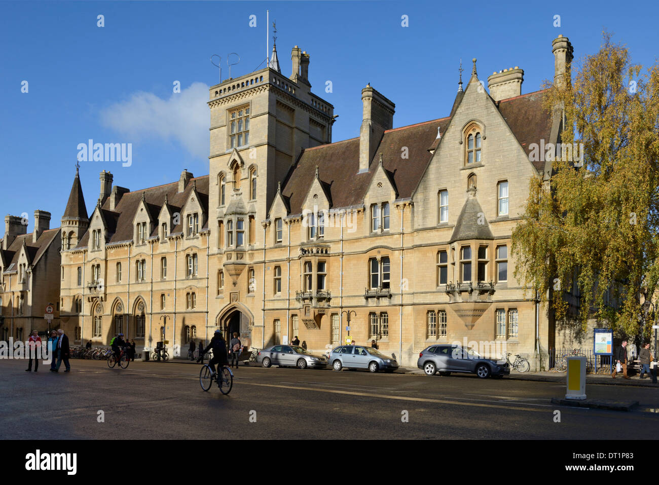 Au Balliol College, Broad Street, Oxford, Oxfordshire, Angleterre, Royaume-Uni, Europe Banque D'Images