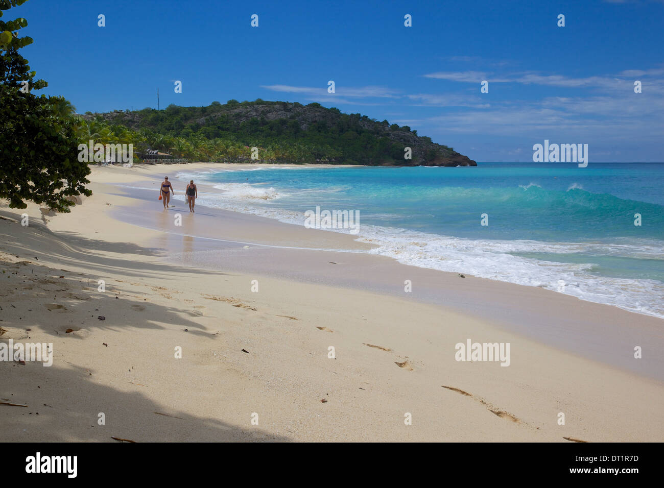 Galley Bay et Plage, Saint John's, Antigua, Iles sous le vent, Antilles, Caraïbes, Amérique Centrale Banque D'Images