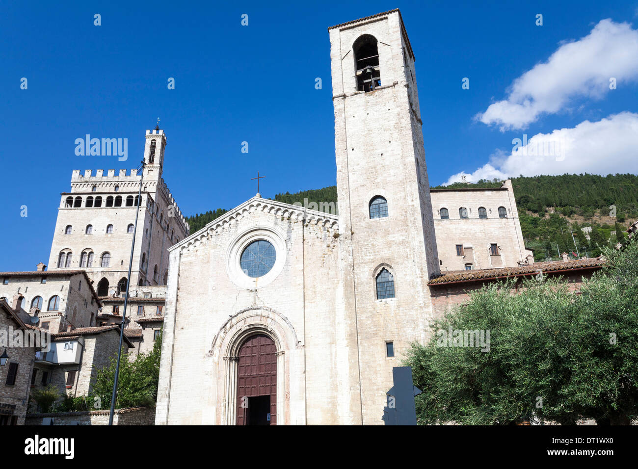 San Giovanni Battista Gubbio Ombrie Italie Banque D'Images