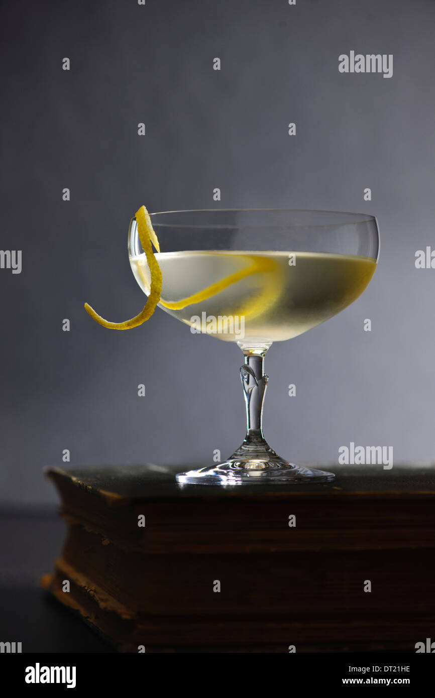 Vesper Martini - James Bond Verre Banque D'Images