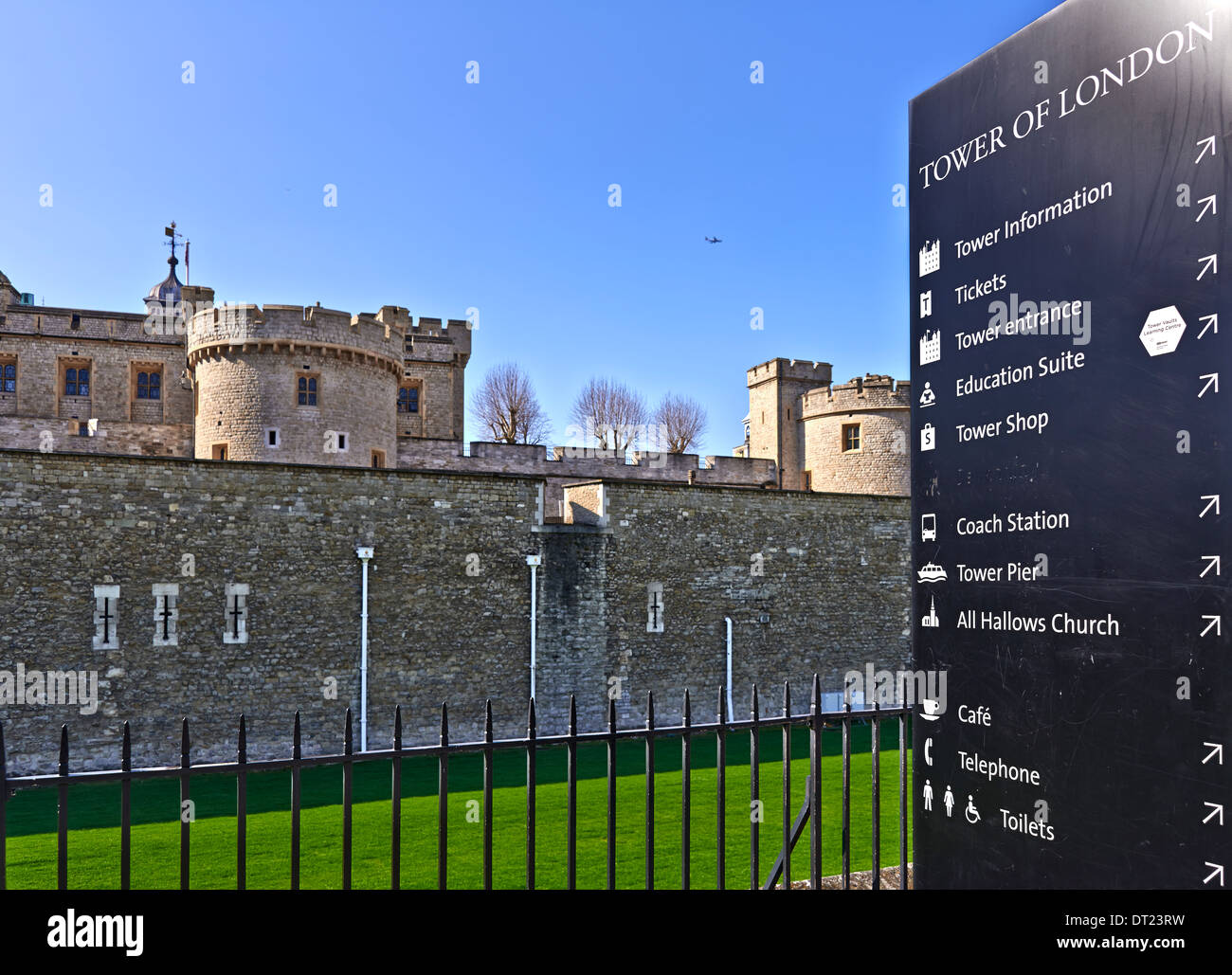 La Tour de Londres : le palais royal et forteresse, plus communément connu sous le nom de la Tour de Londres Banque D'Images