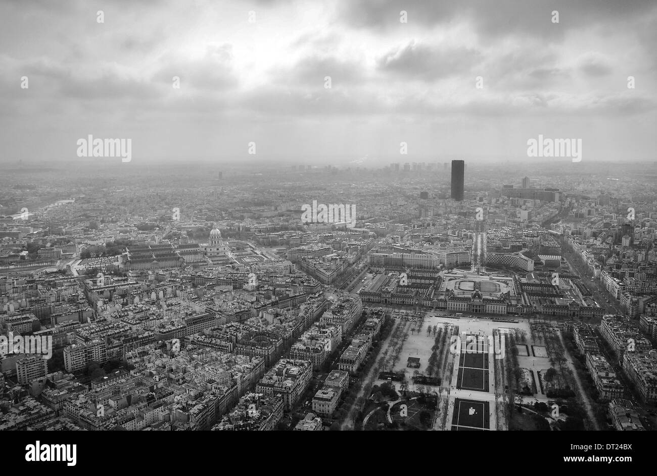 Vue depuis la Tour Eiffel Banque D'Images