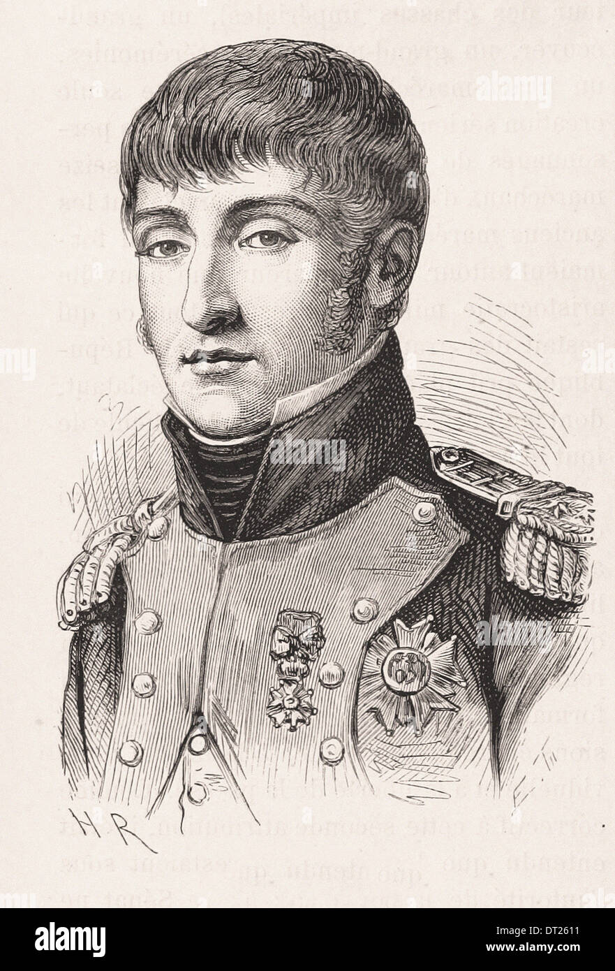 Portrait de Louis Bonaparte - gravure XIX ème siècle français Banque D'Images