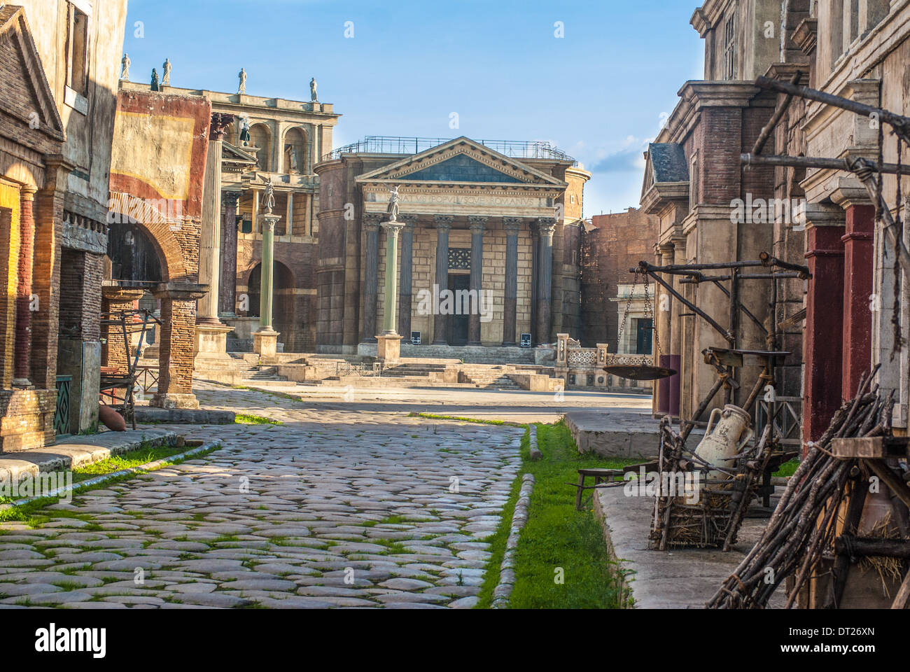 Studios de cinéma cinecittà rome Banque D'Images