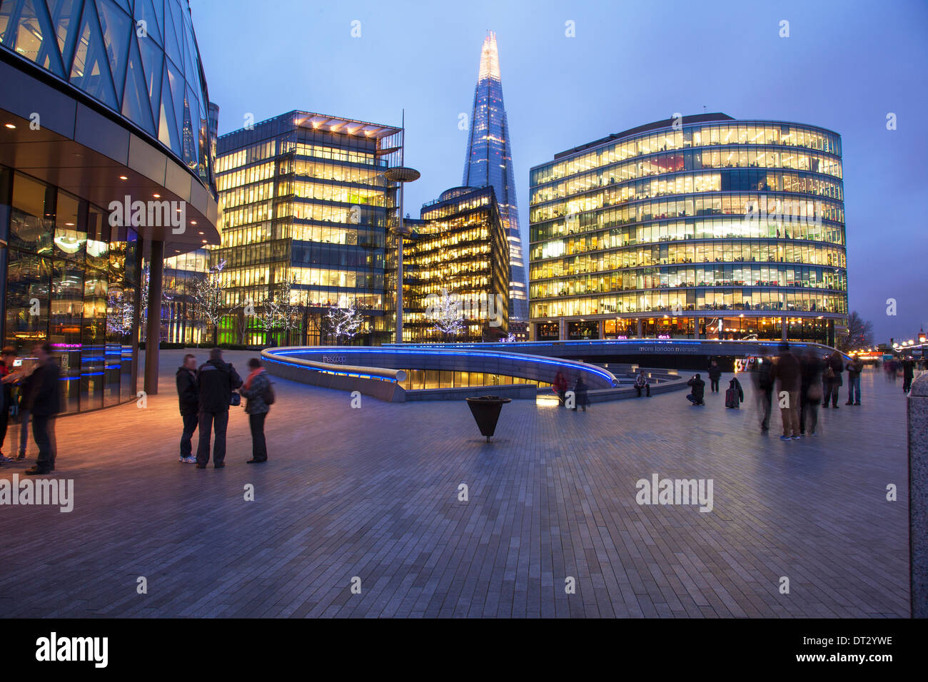 Le Shard Immeuble de bureaux modernes, City of London, UK Banque D'Images