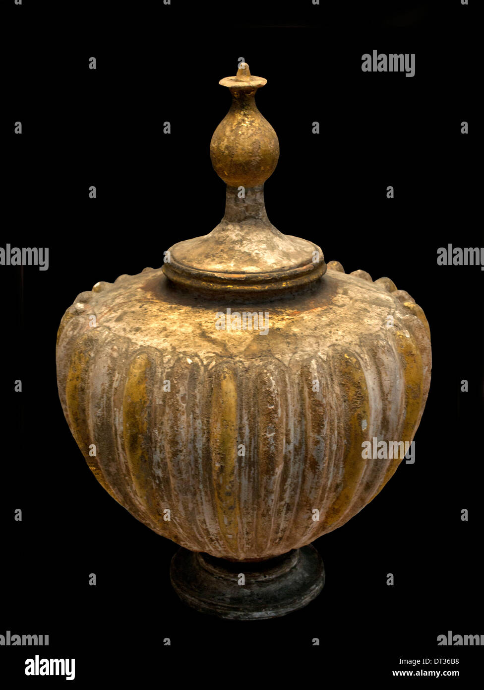 Vase de Gnatia Pouilles 400 avant J.-C. La Grèce Grec Banque D'Images
