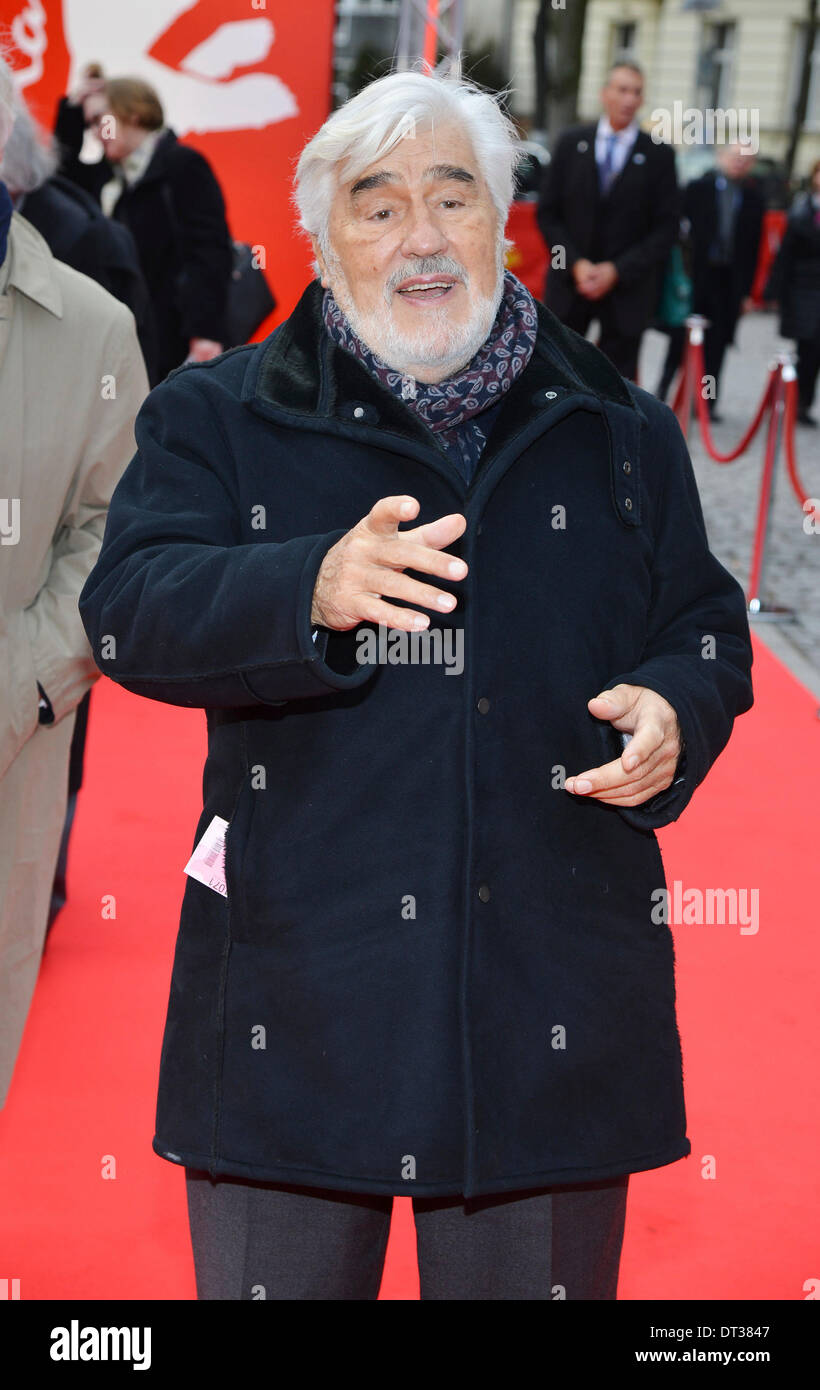 Berlin, Allemagne. 07Th Feb 2014. L'acteur Mario Adorf Kutfilm Berlinale Special Photocall pour Baal par Volker Schloendorff avec Rainer Werner Fassbinder la Haus der Berliner Festspiele le vendredi 07 février 2013 à Berlin : dpa Crédit photo alliance/Alamy Live News Banque D'Images