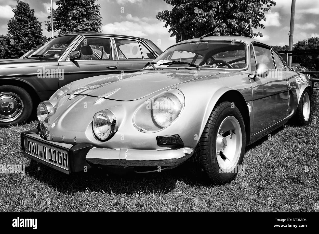 Voiture de sport français Alpine A110, également connu sous le nom de "Berlinette", Banque D'Images