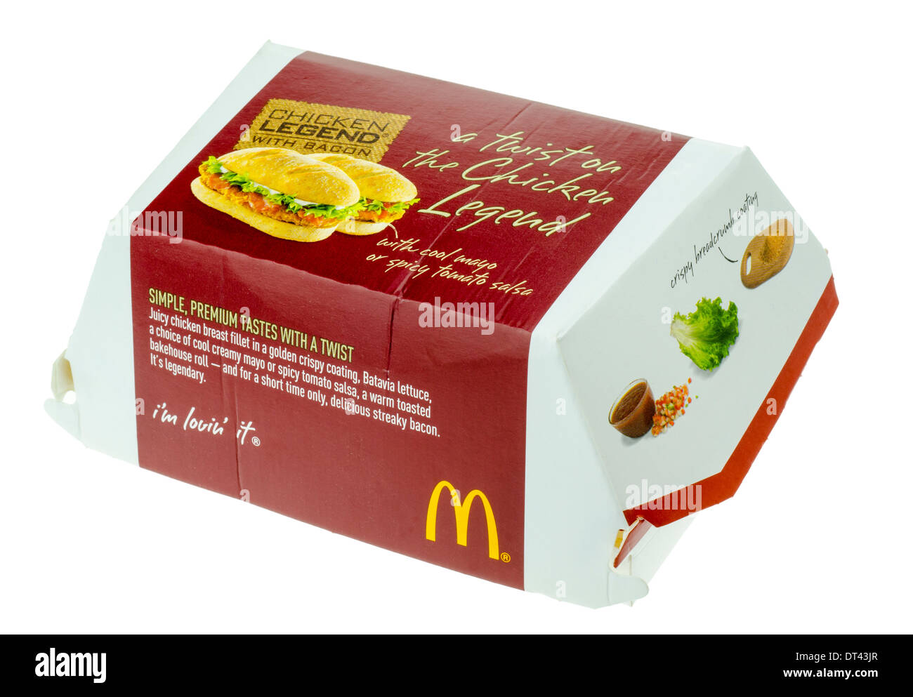 Poulet McDonalds Légende. Banque D'Images