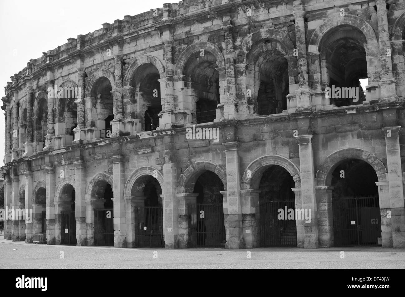 Arènes de Nîmes, France. Banque D'Images