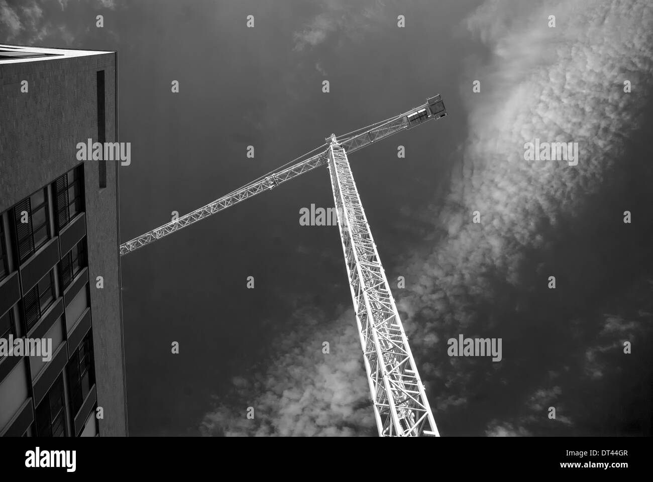 Site de construction à Hambourg Banque D'Images