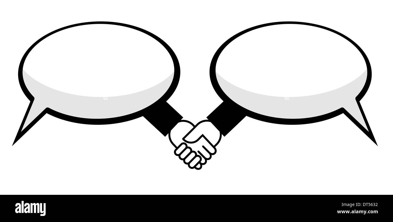 Agiter la main entre les bulles Banque D'Images