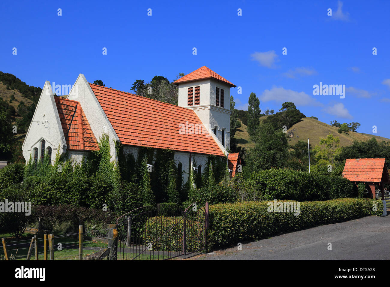 Eskdale War Memorial Church, Eskdale, Napier, Hawkes Bay, île du Nord, Nouvelle-Zélande Banque D'Images