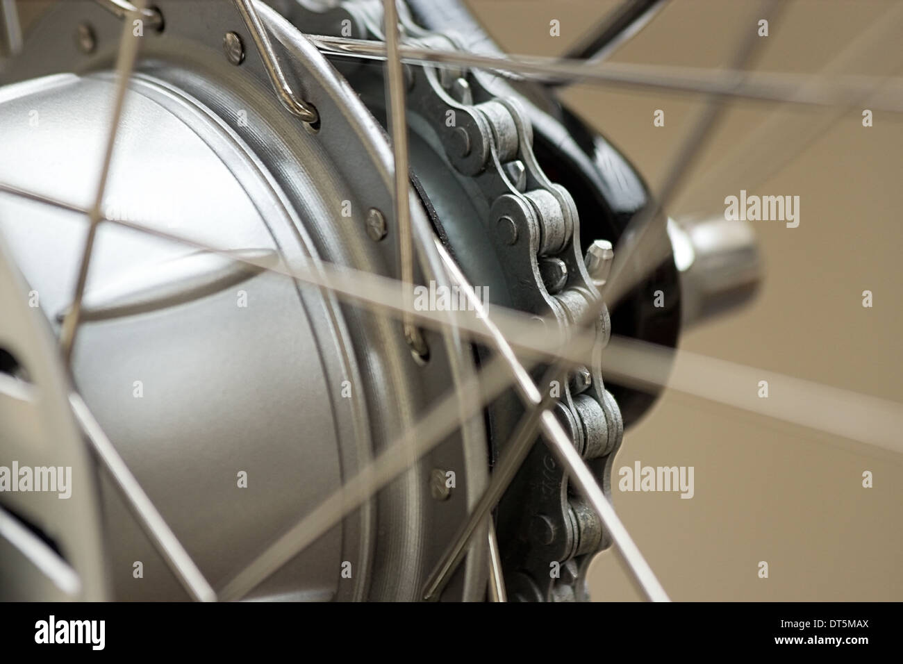 Location partie arrière, axe, et a parlé de la chaîne Banque D'Images