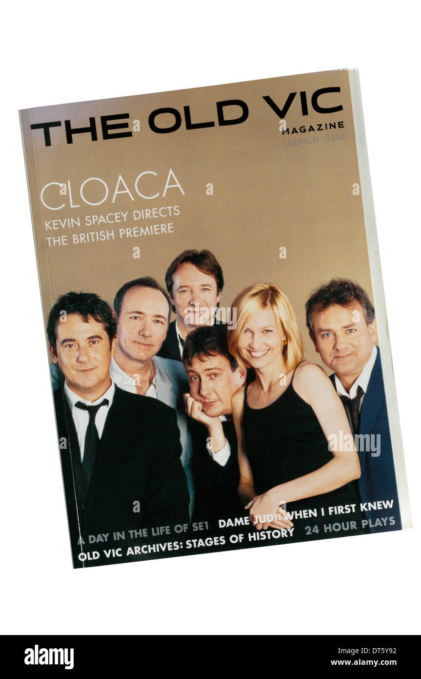 Programme pour la production de 2004 cloaque par Maria Goos. La première production à l'Old Vic par Kevin Spacey. Banque D'Images