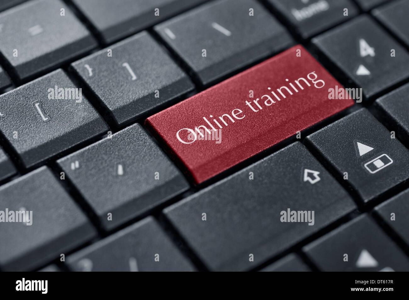 Concept de l'éducation. Clavier de l'ordinateur avec Word Formation en ligne libre Banque D'Images