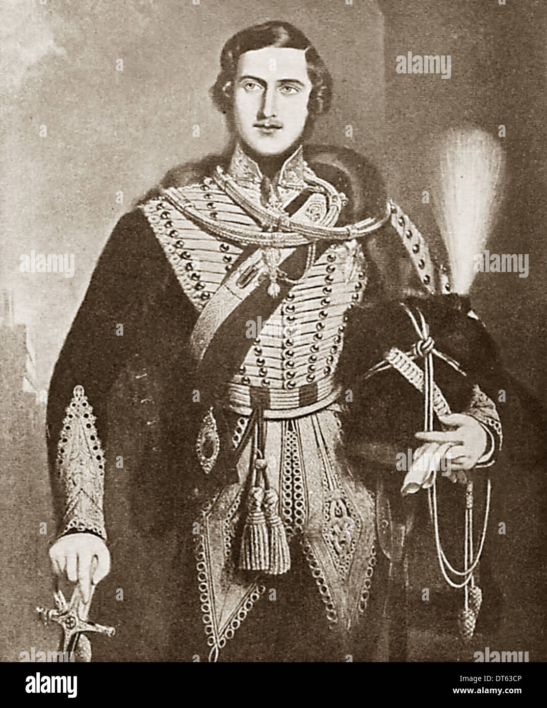 Prince Albert mari consort de la reine Victoria en 1840. À partir des archives de communiqués de presse (anciennement Service Portrait Portrait Service). Banque D'Images