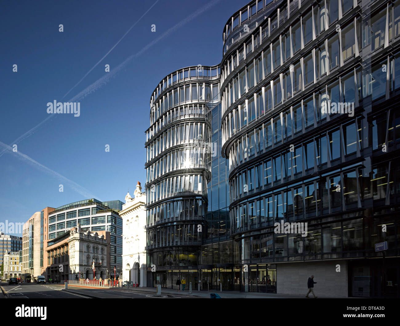 60 London, Londres, Royaume-Uni. Architecte : Kohn Pedersen Fox Associates (KPF), 2014. Vue extérieure globale. Banque D'Images