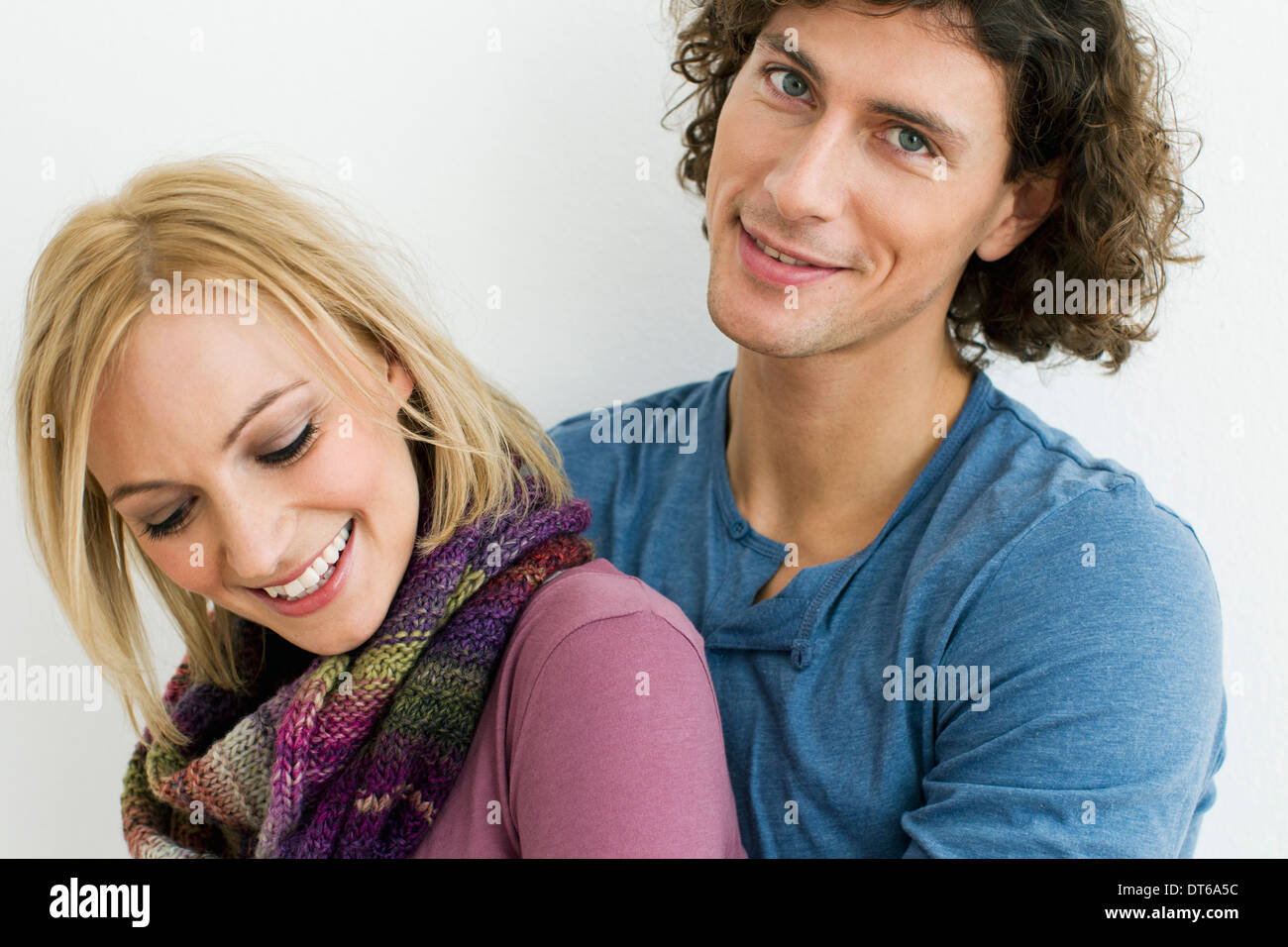 Portrait of happy couple Banque D'Images