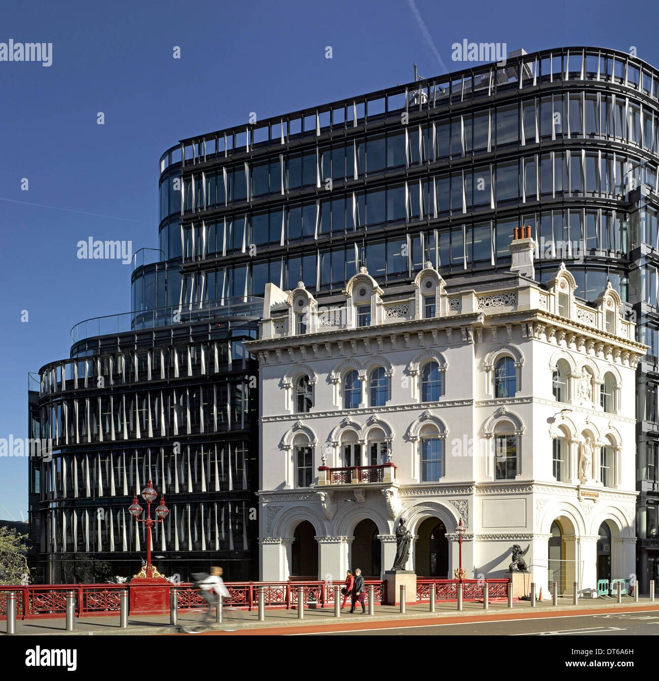 60 London, Londres, Royaume-Uni. Architecte : Kohn Pedersen Fox Associates (KPF), 2014. Vue extérieure de Holborn viaduct. Banque D'Images