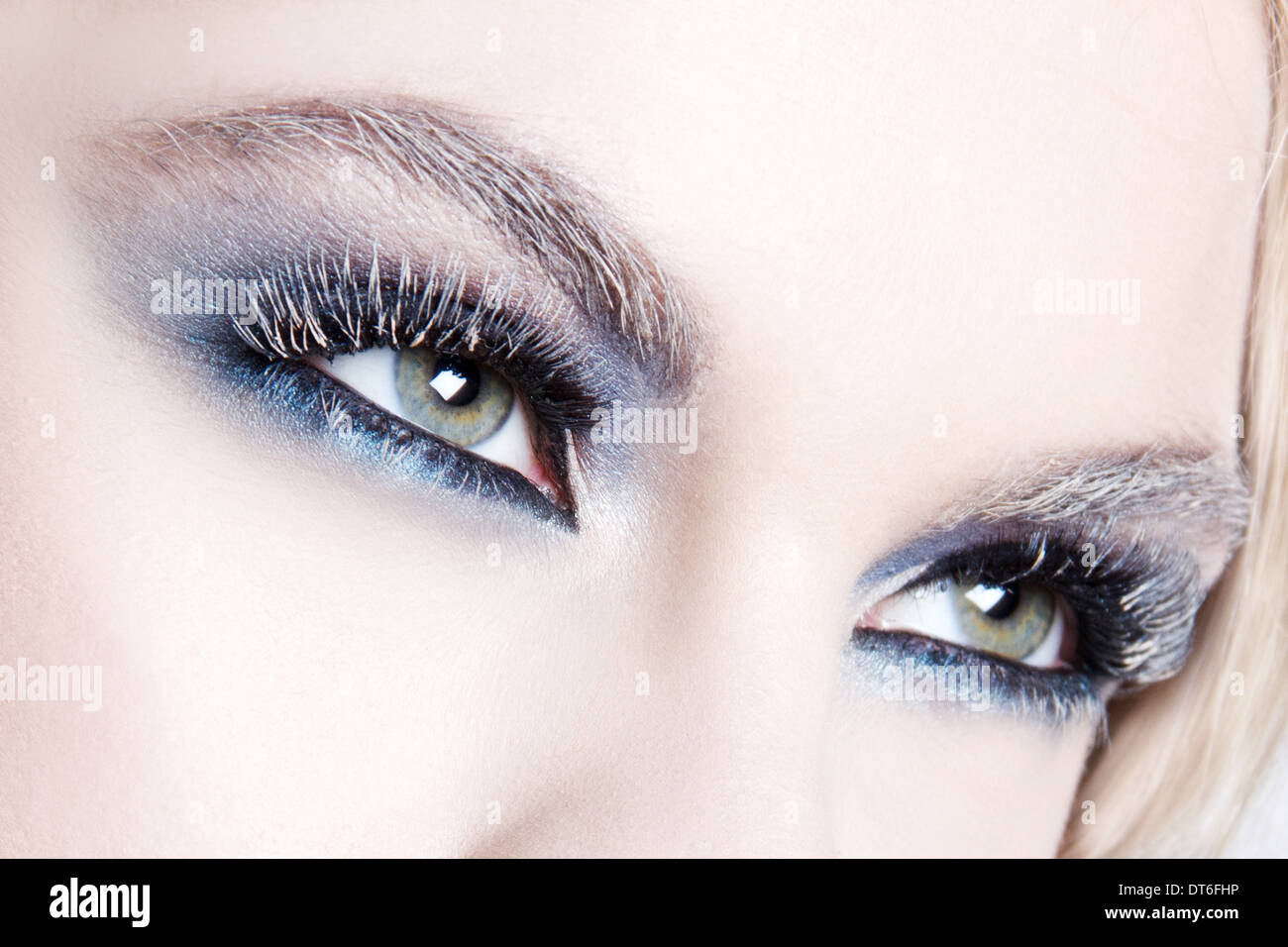 Close up of woman's eyes Banque D'Images