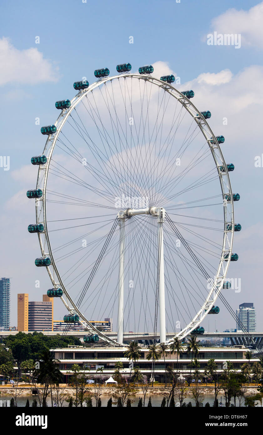 Le Singapore Flyer, Singapour Banque D'Images