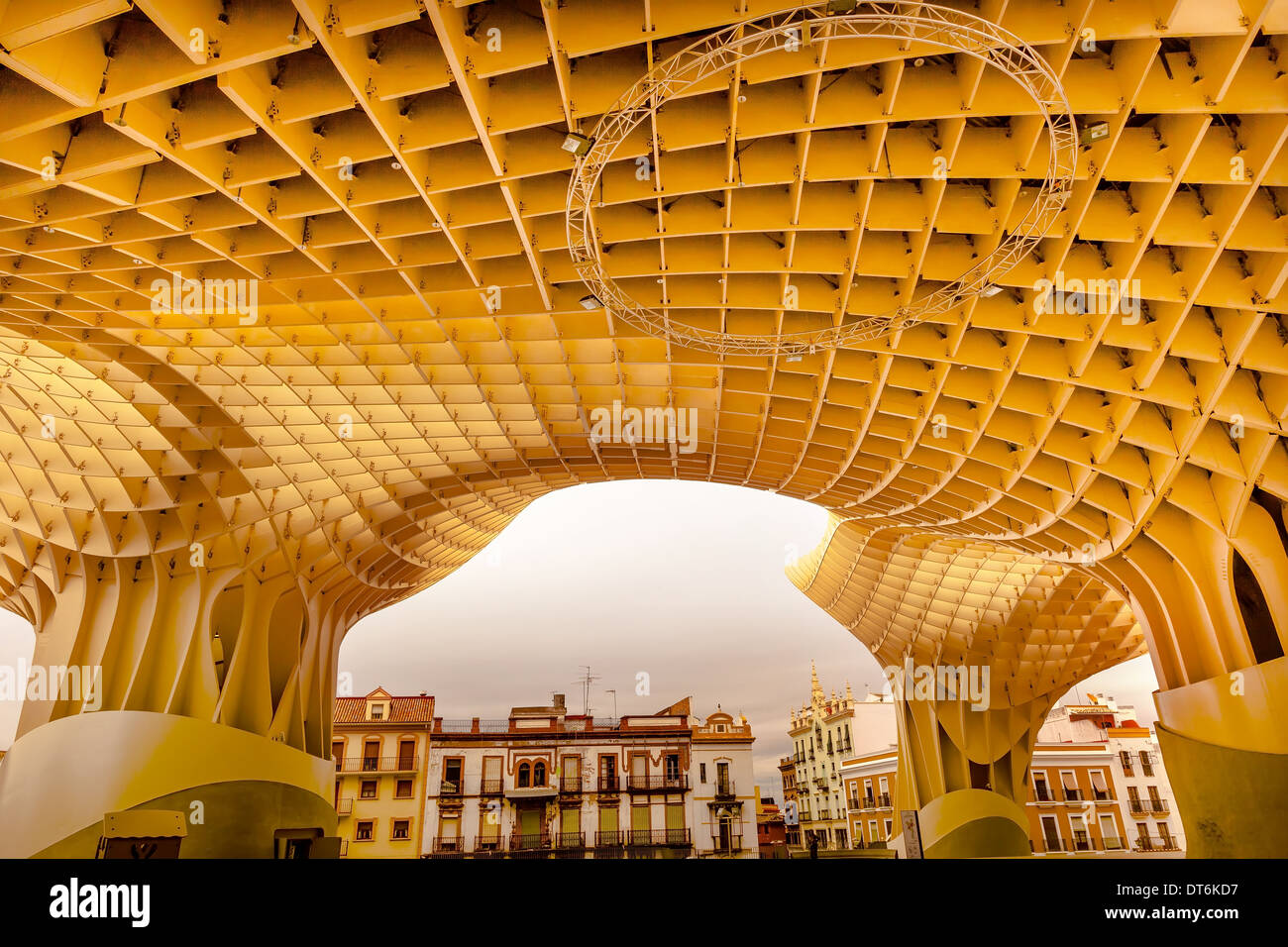 Les champignons Metropol Parasol Séville Andalousie Espagne. Plus grande structure en bois. Achevé en 2011 Banque D'Images