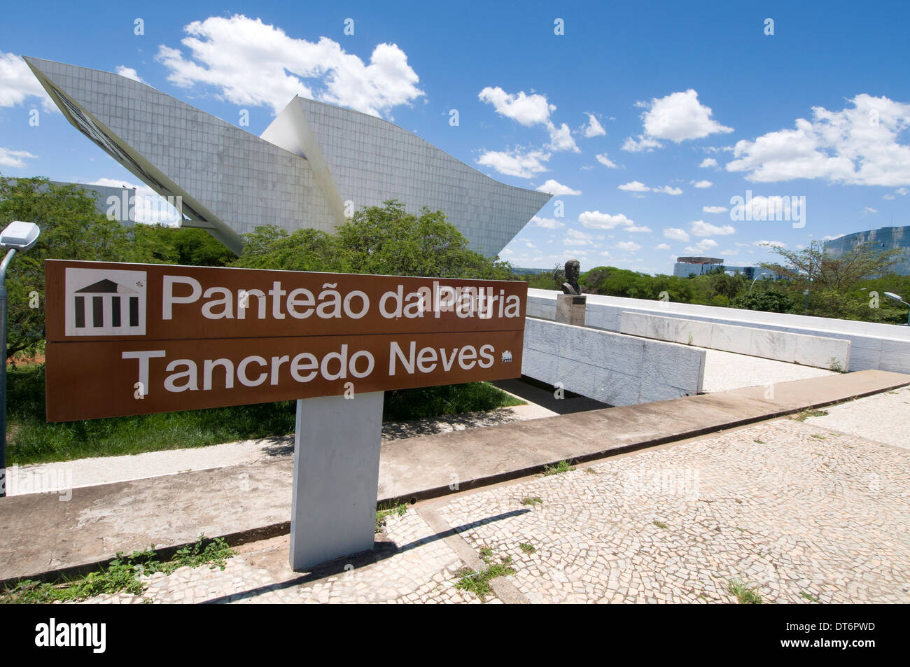 Panthéon de la liberté et de la démocratie ( Panteao da Patria e da Liberdade de Tancredo Neves trois puissances Square, Brasilia, Brésil Banque D'Images