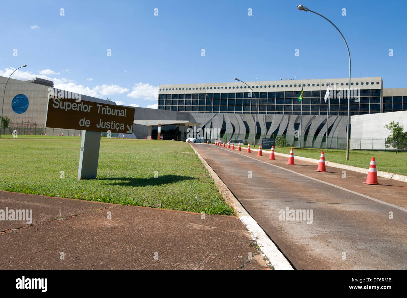 Tribunal supérieur de Justica à Brasilia (Cour supérieure de justice) à Brasilia, Brésil. Banque D'Images