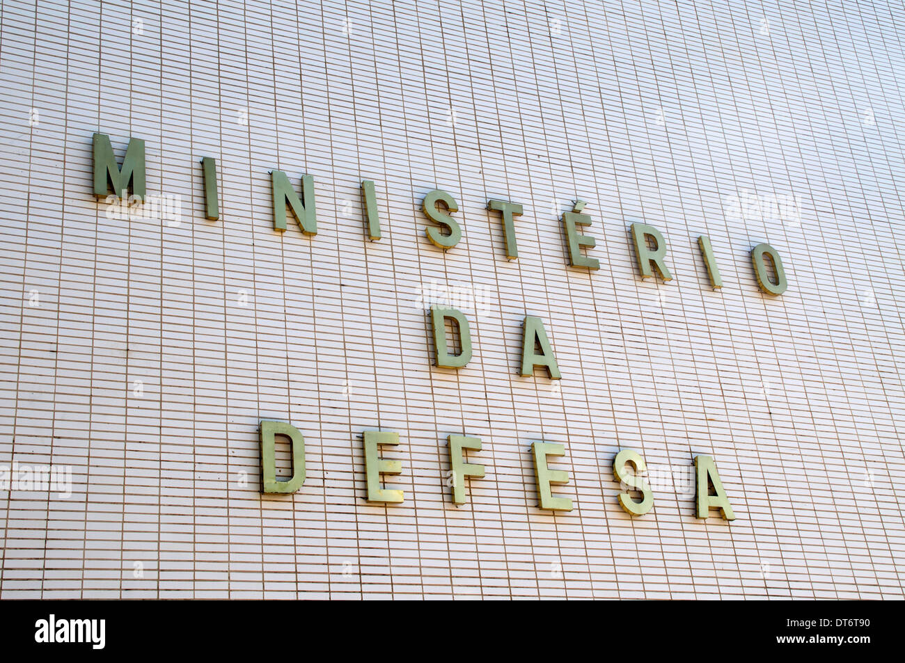 Ministère de la Défense ( Ministerio da Defesa) sur l'Esplanada dos Ministerios à Brasilia, Brésil. Banque D'Images