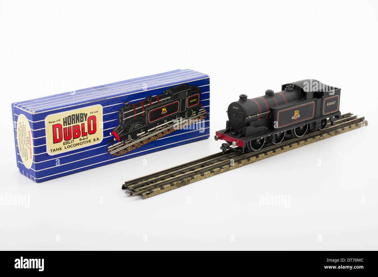Hornby Dublo EDL17 Locomotive classique Brtish train jouet pour enfants Banque D'Images