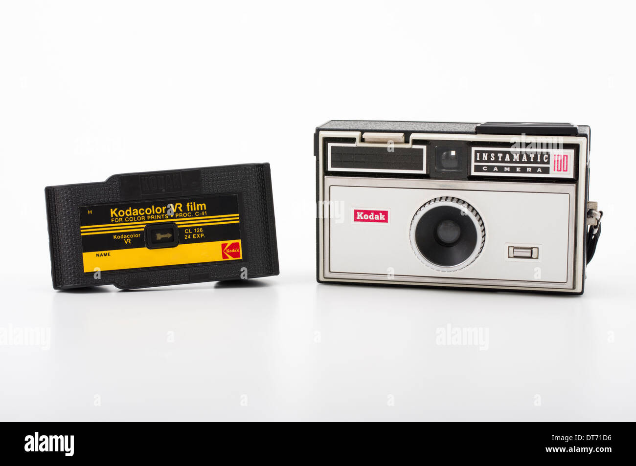 Film Kodak Instamatic 100 et Kodak 126 couleur Banque D'Images