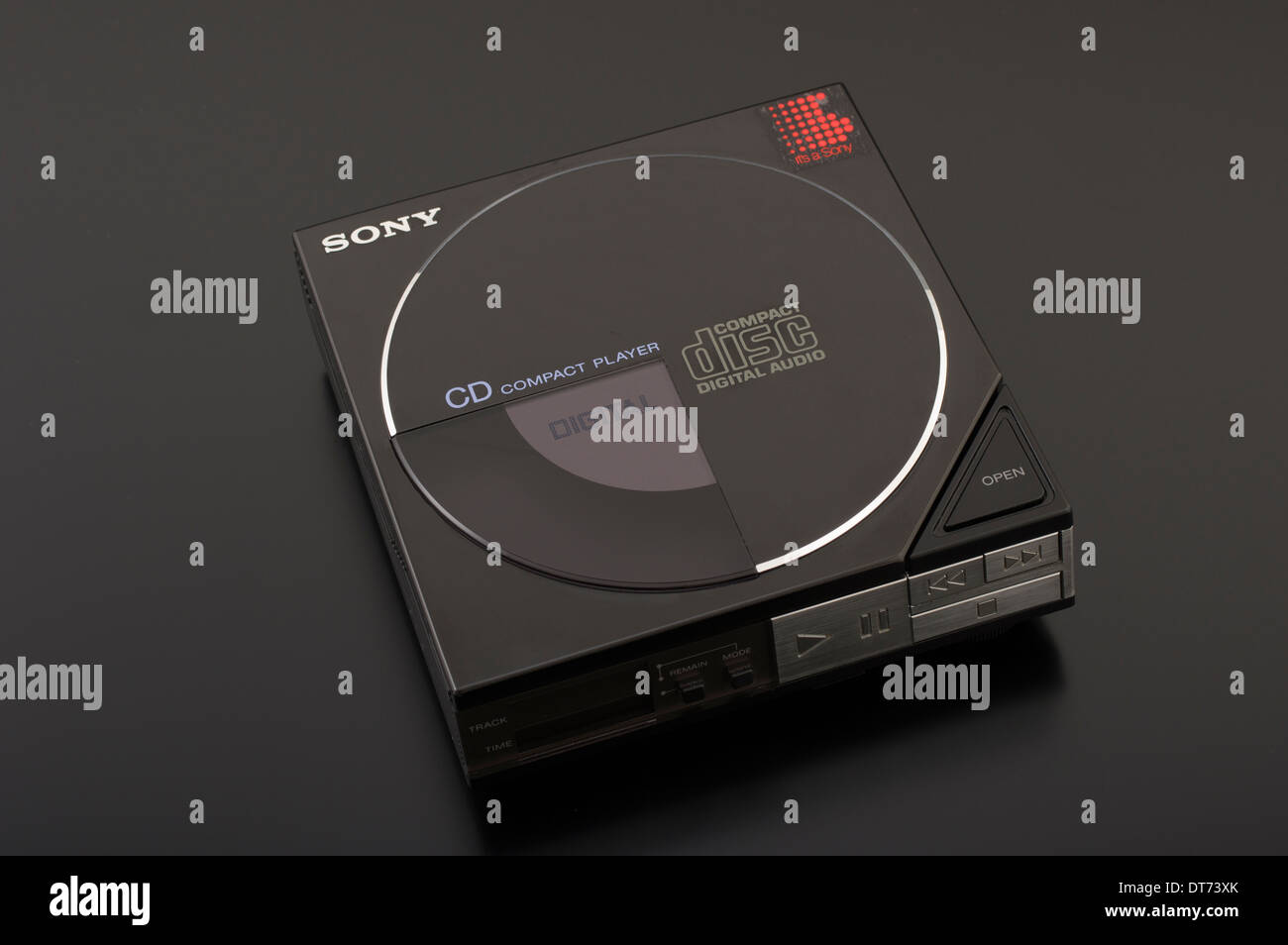Lecteur de disque compact portable Sony D-5 Premier Discman Banque D'Images