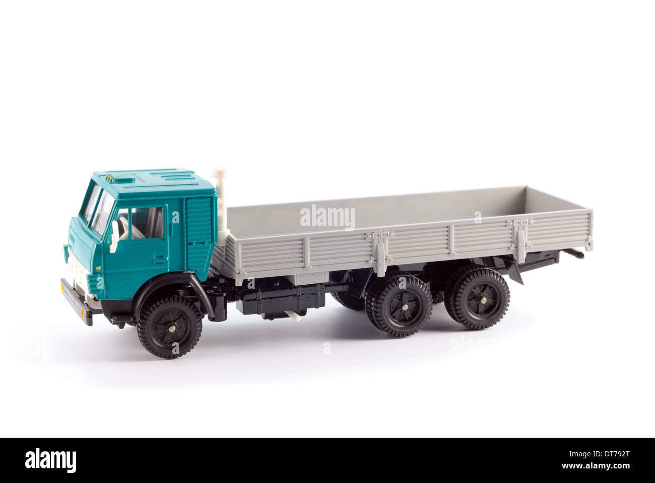 Collection modèle à l'échelle du chariot sur un fond clair Banque D'Images