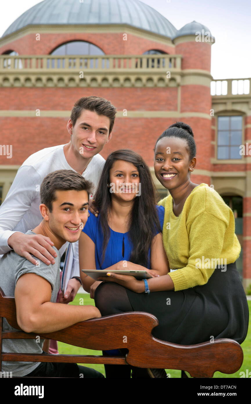 Les étudiants de l'Université de Birmingham, UK Banque D'Images