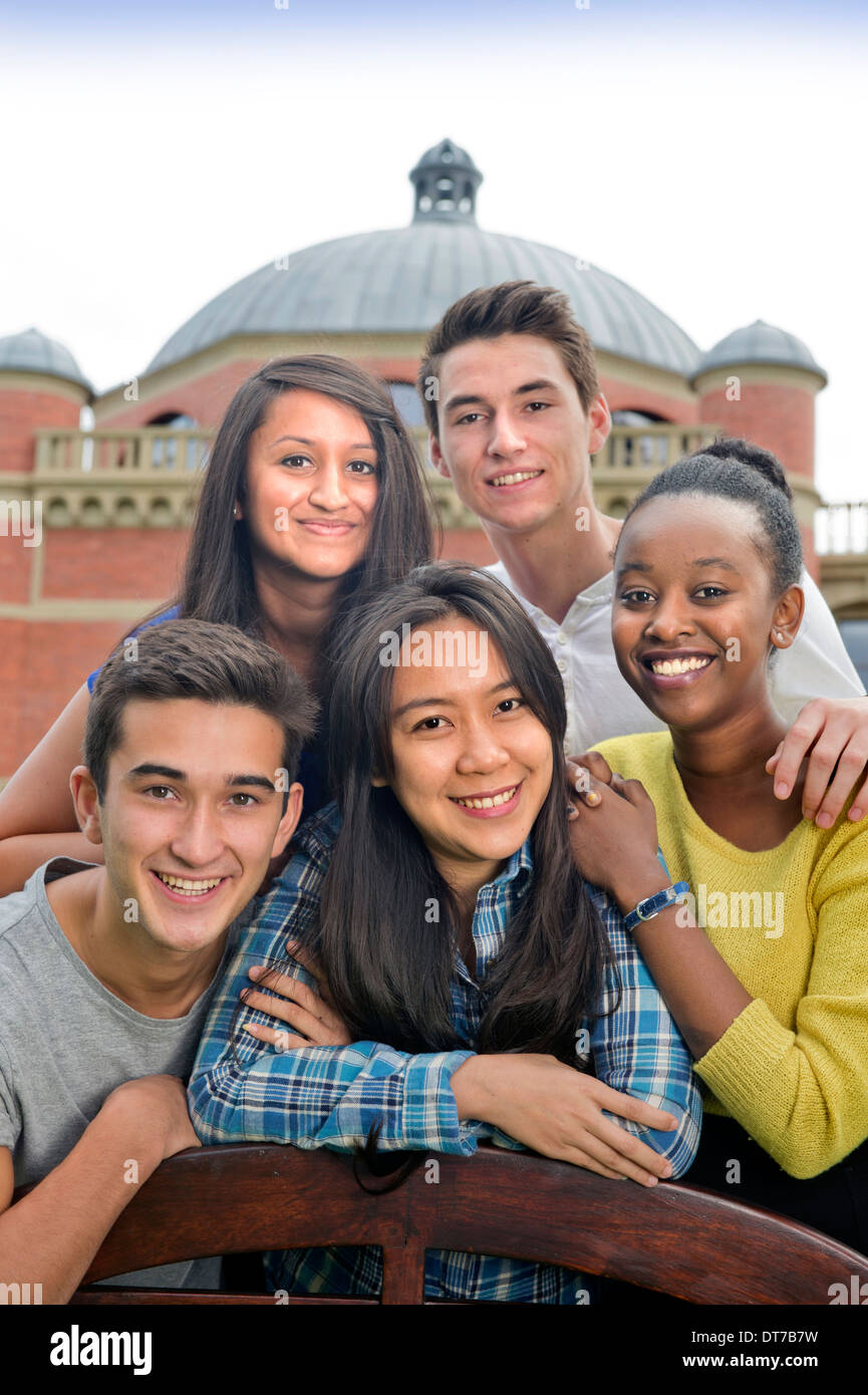 Les étudiants de l'Université de Birmingham, UK Banque D'Images