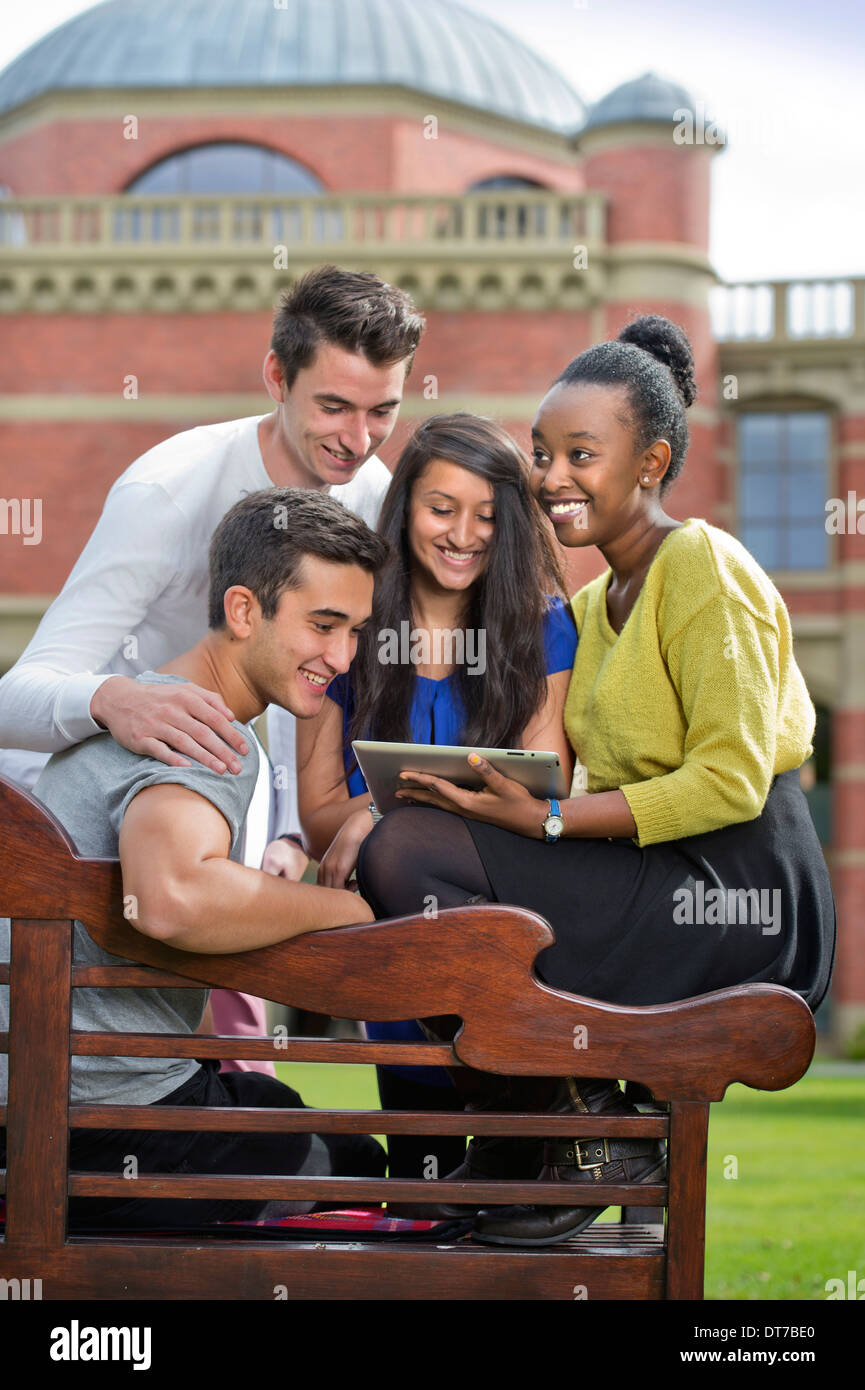Les étudiants de l'Université de Birmingham, UK Banque D'Images