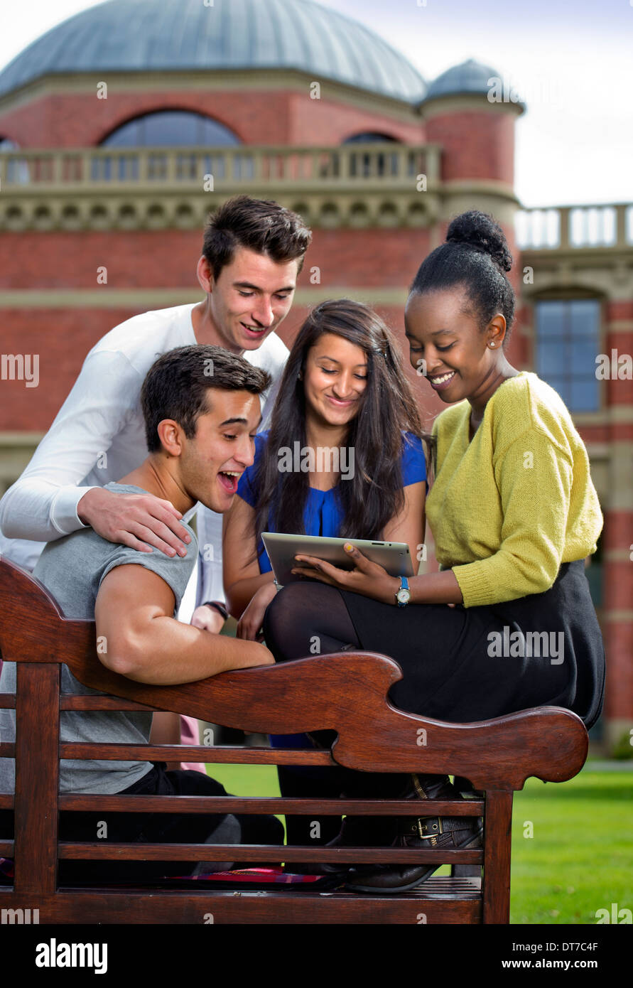 Les étudiants de l'Université de Birmingham, UK Banque D'Images