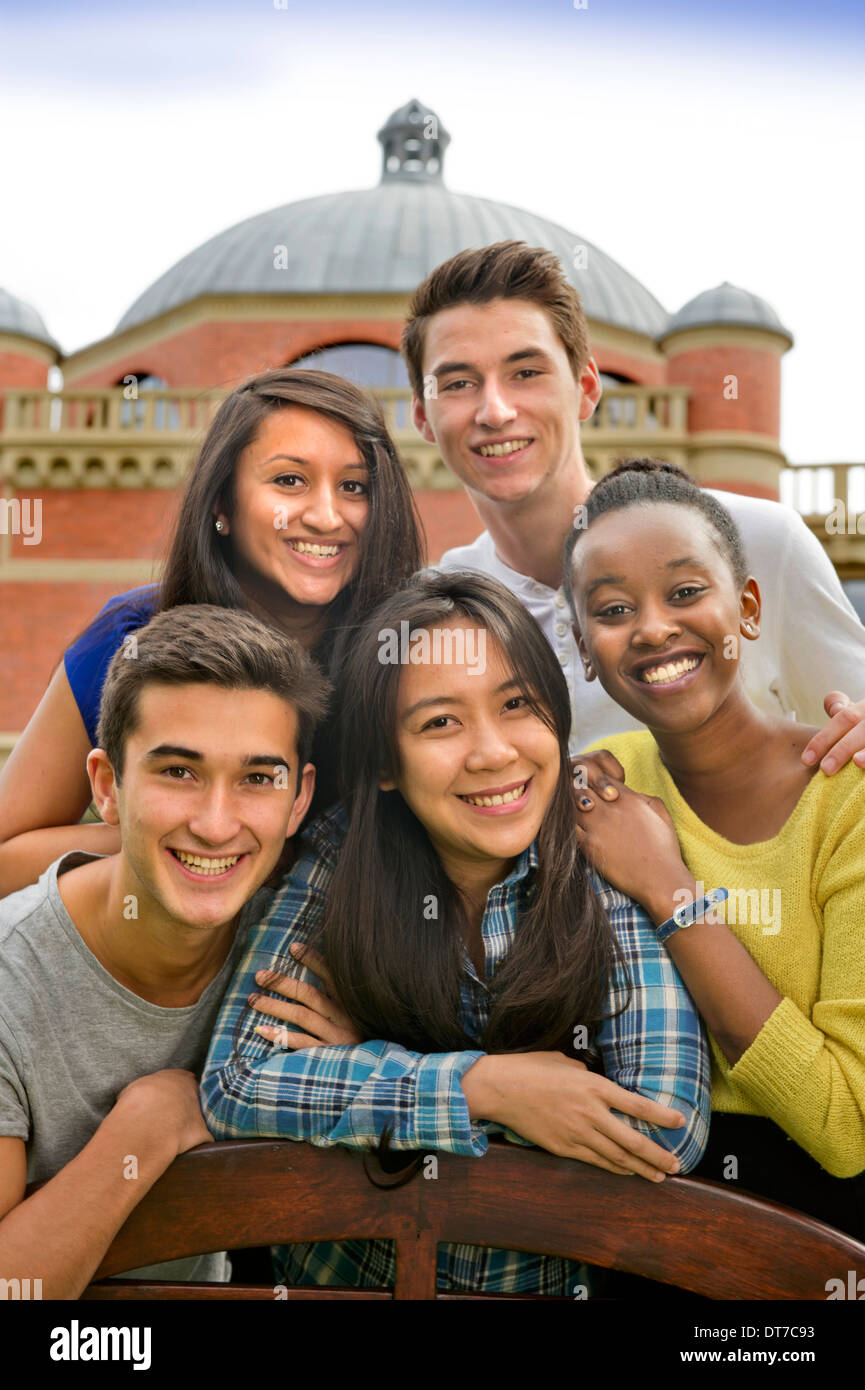 Les étudiants de l'Université de Birmingham, UK Banque D'Images