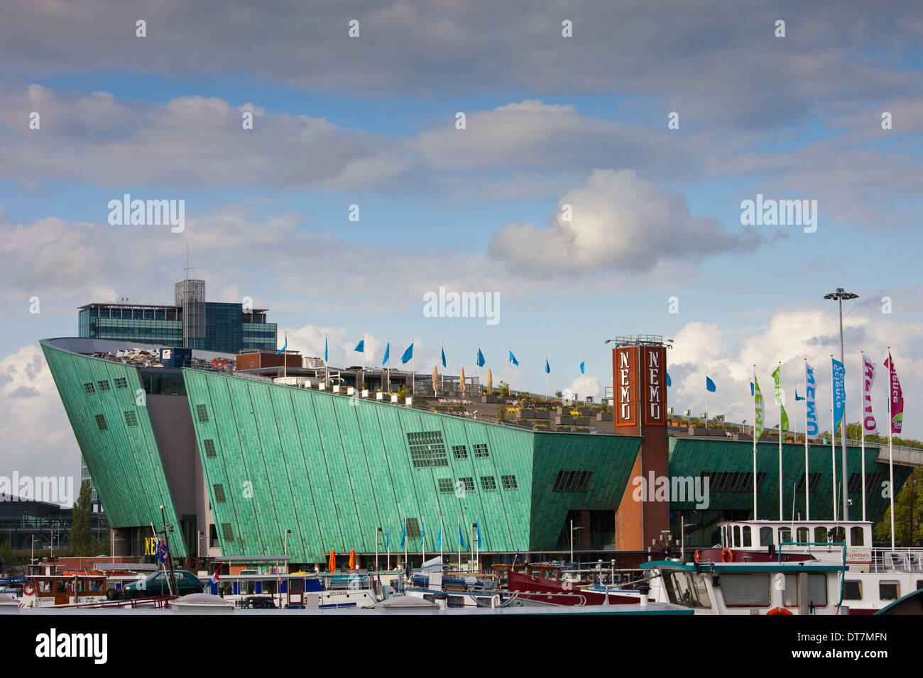 Le Musée des sciences Nemo à Amsterdam, Hollande, Pays-Bas. Banque D'Images