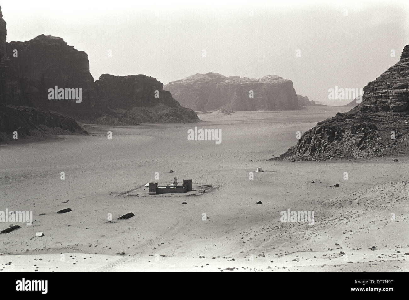 Fort de Wadi Rum, Jordanie 1963 Banque D'Images