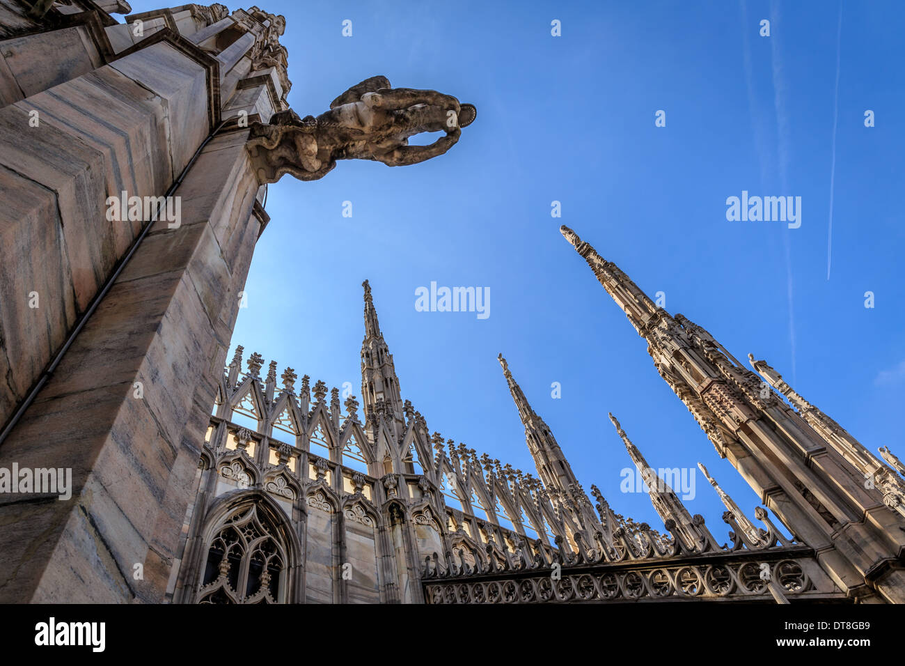 Duomo di Milano, la cathédrale de Milan, Milan, Lombardie, Italie Banque D'Images