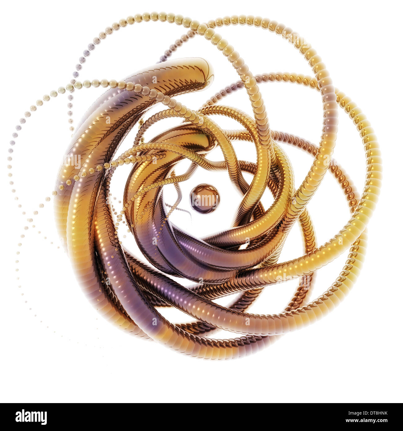 Visualisation d'une structure fractale Banque D'Images