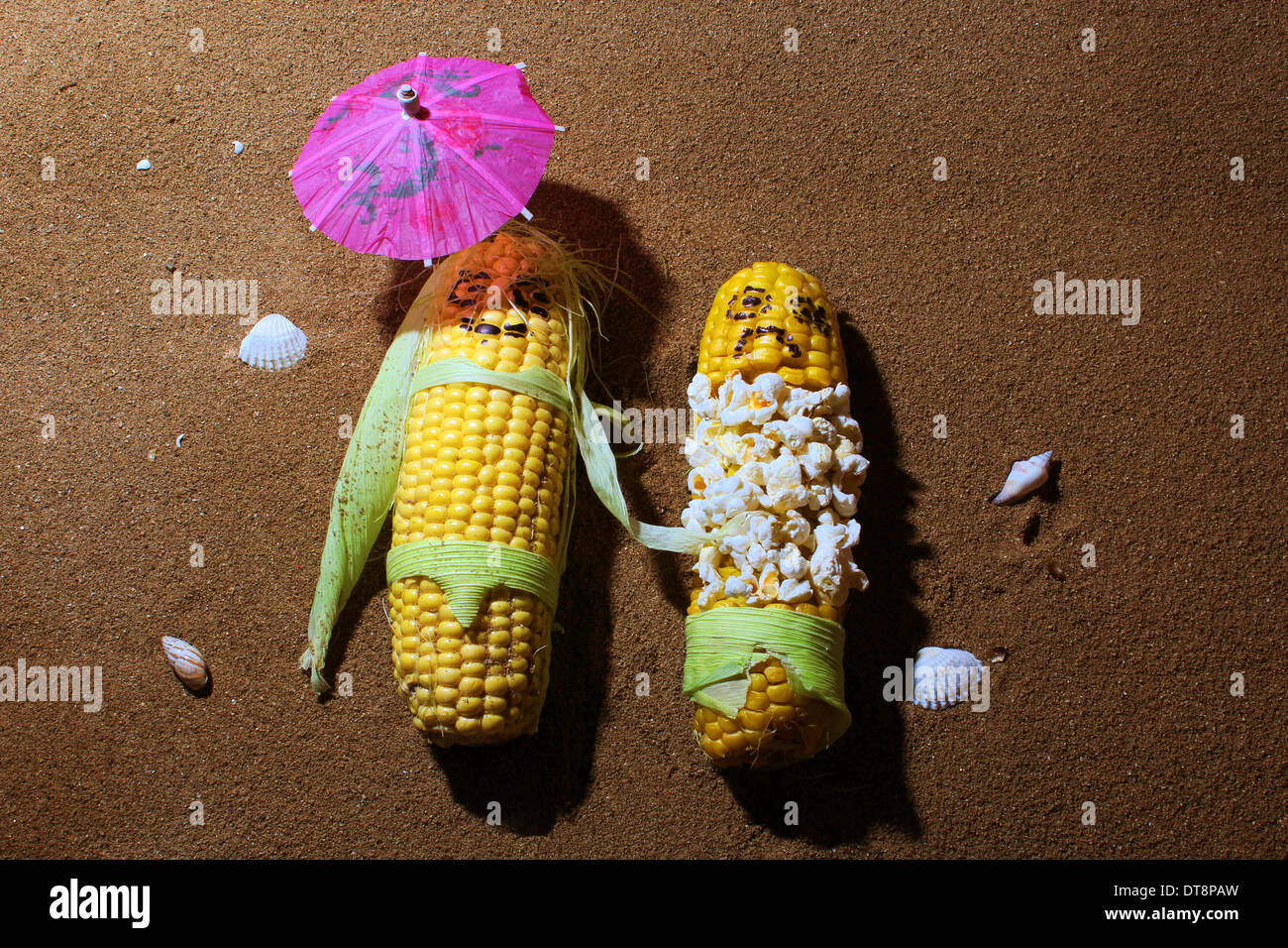 'Porter un écran solaire" Banque D'Images