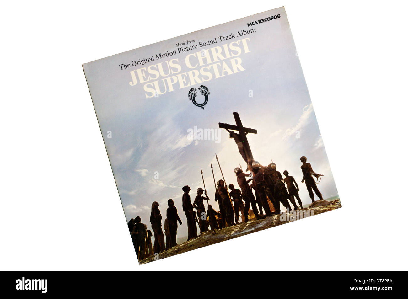 1973 Sortie de la bande originale du film Jésus Christ Superstar, basé sur l'Andrew Lloyd Webber et Tim Rice opéra rock. Banque D'Images