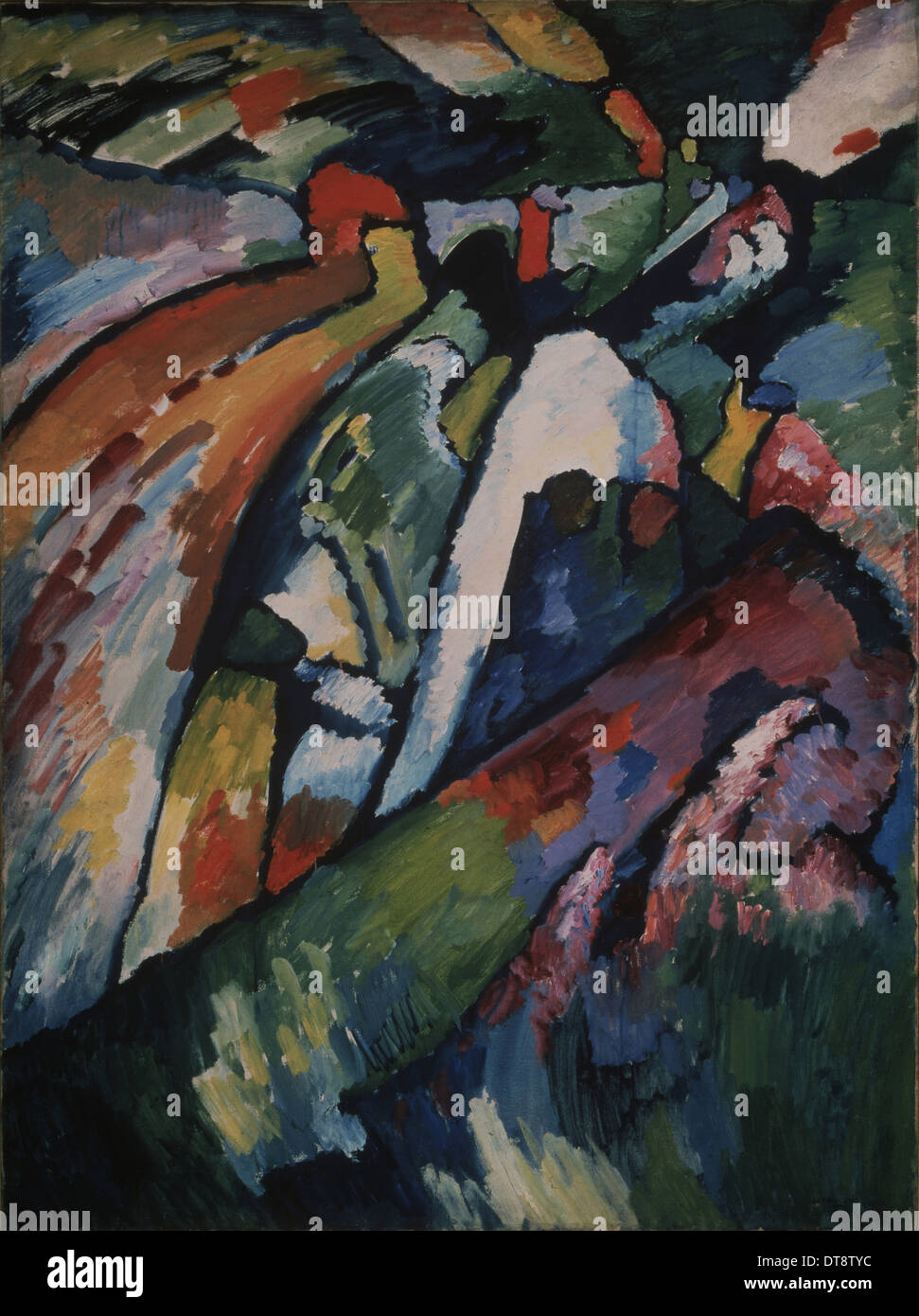 Improvisation 7, 1910. Artiste : Kandinsky, Vassily Vassilievitch (1866-1944) Banque D'Images