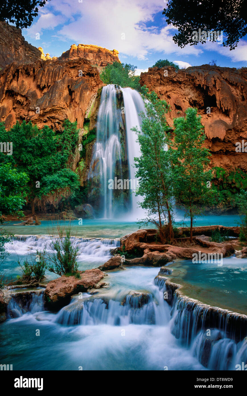Chutes de havasupai Banque de photographies et d’images à haute